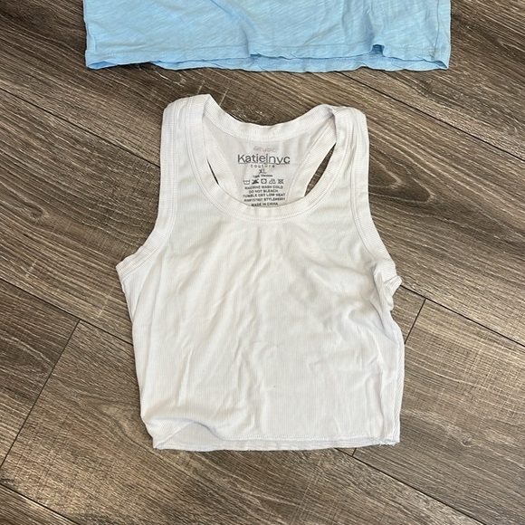 Katie J NYC BUNDLE tee and tank size XL - Picture 3 of 5